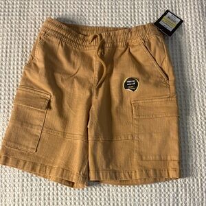 art class Boys' Cargo Drawstring Shorts in Mustard Tan